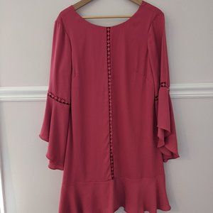 Flutter-sleeve & waist WDBM Dress